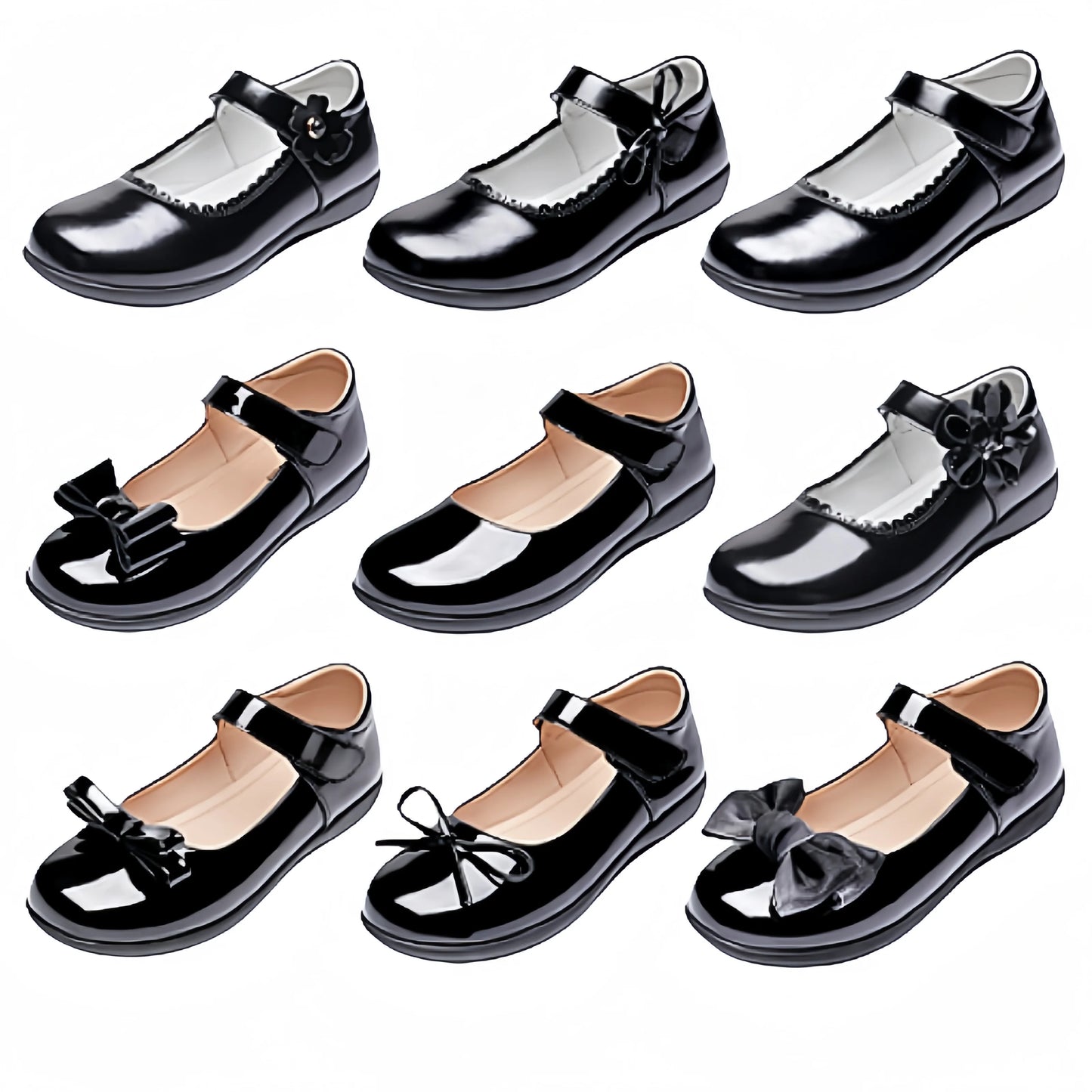School Girls Leather Shoes | Dance Flats | School Performance Shoes