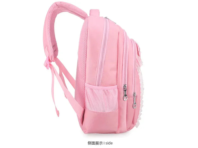 Hello Kitty girls' school bag | Waterproof |Burden Reduction |