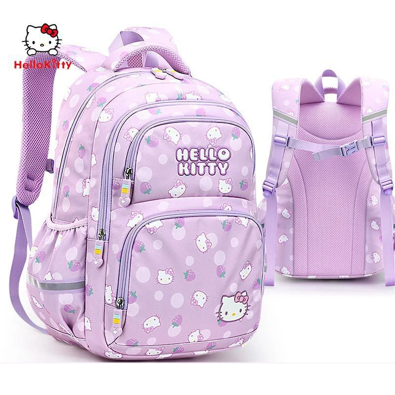 Hello kitty Schoolbag | Cartoon Strawberry | Waterproof | Anti Lost Backpack