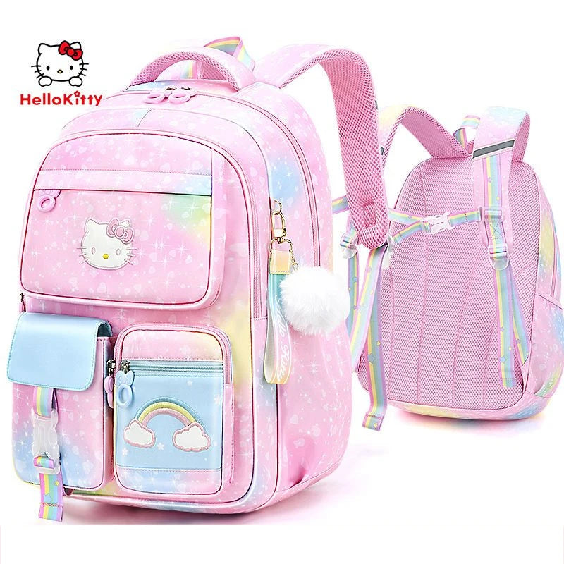 Hello kitty Schoolbag | Cartoon Strawberry | Waterproof | Anti Lost Backpack