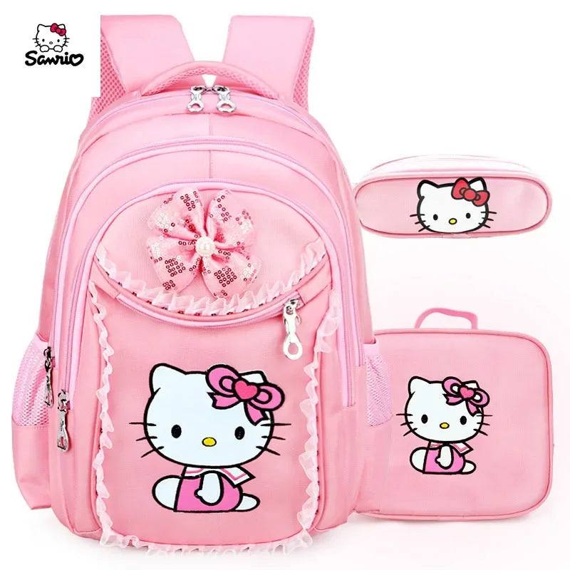 Hello Kitty girls' school bag | Waterproof |Burden Reduction |