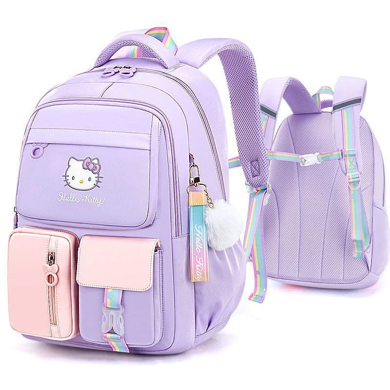 Hello kitty Schoolbag | Cartoon Strawberry | Waterproof | Anti Lost Backpack
