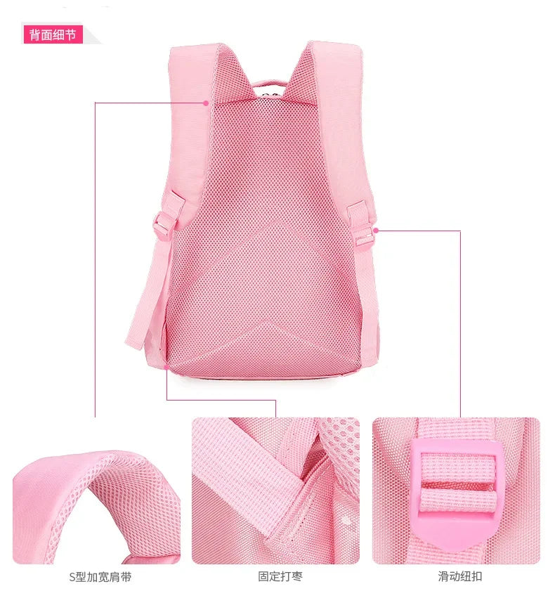 Hello Kitty girls' school bag | Waterproof |Burden Reduction |