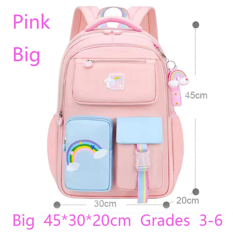 Cute Rainbow Girls Backpack
