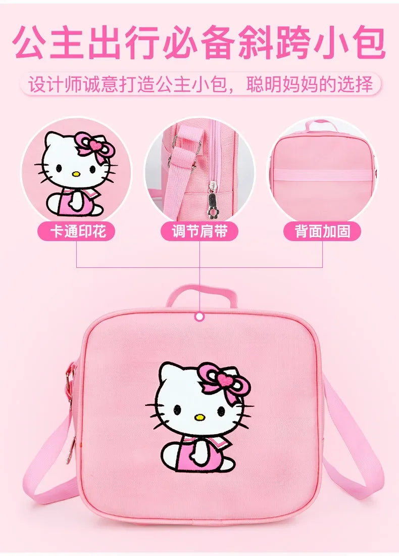 Hello Kitty girls' school bag | Waterproof |Burden Reduction |