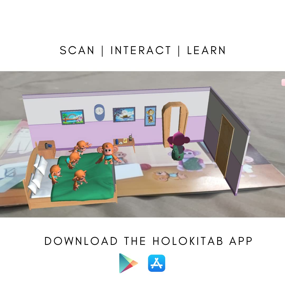 HoloKitab 3D Nursery Rhymes | Learn The Best In Your Screen Time! - LittleCuckoo