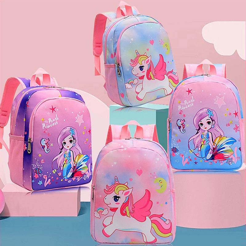 LittleCuckoo - School Backpack - Unicorn & Princess - LittleCuckoo
