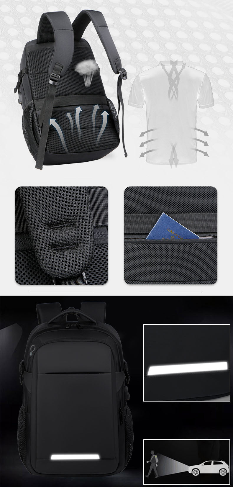 Nicely Sized Travel & Office BackPack for University | Travel | Office | Events | Short Trip - LittleCuckoo