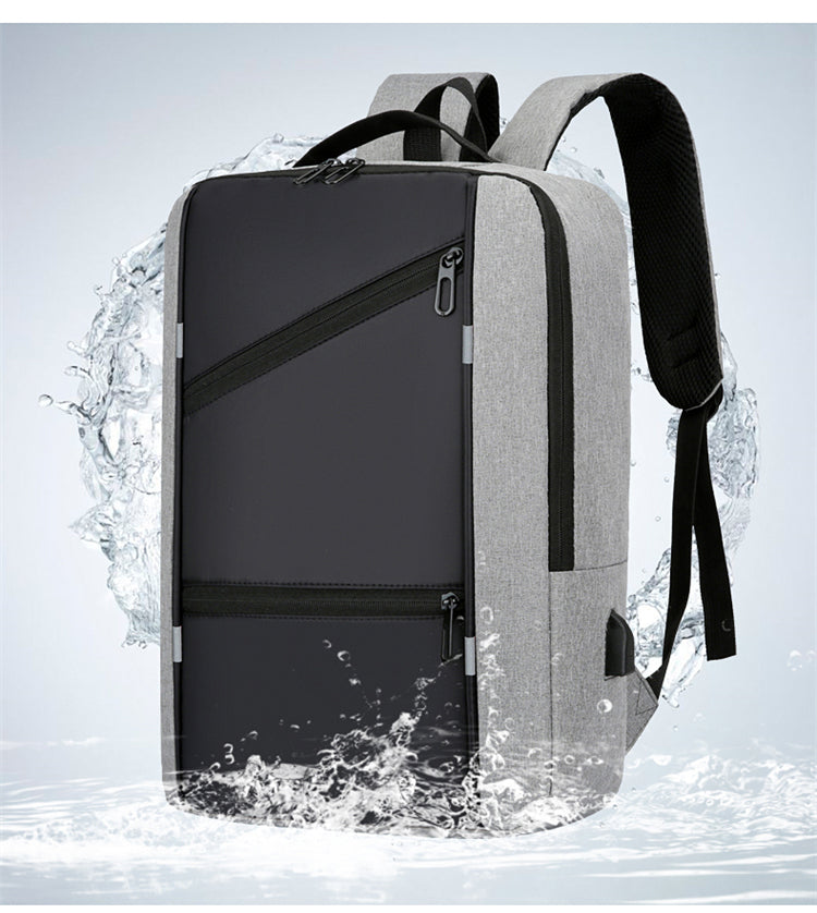 Multi-Functional Waterproof 15.6 inch Rucksack Bag | Polyester Laptop Backpack - LittleCuckoo