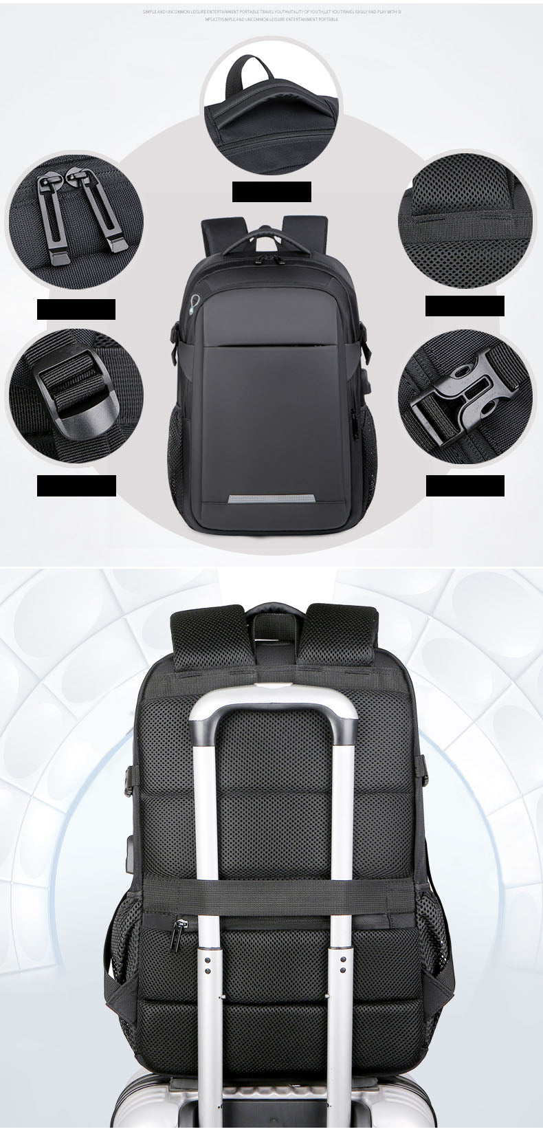 Nicely Sized Travel & Office BackPack for University | Travel | Office | Events | Short Trip - LittleCuckoo