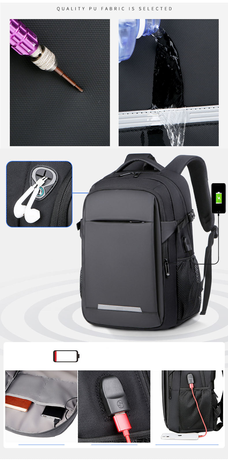 Nicely Sized Travel & Office BackPack for University | Travel | Office | Events | Short Trip - LittleCuckoo