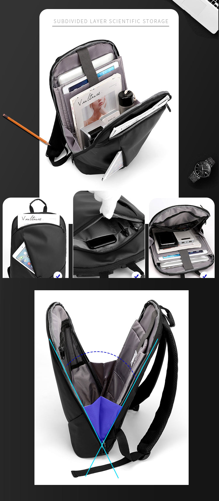 Sleek and Comfy Yet Quirky Design for a Laptop Bags | Uni | Business | Professional - LittleCuckoo
