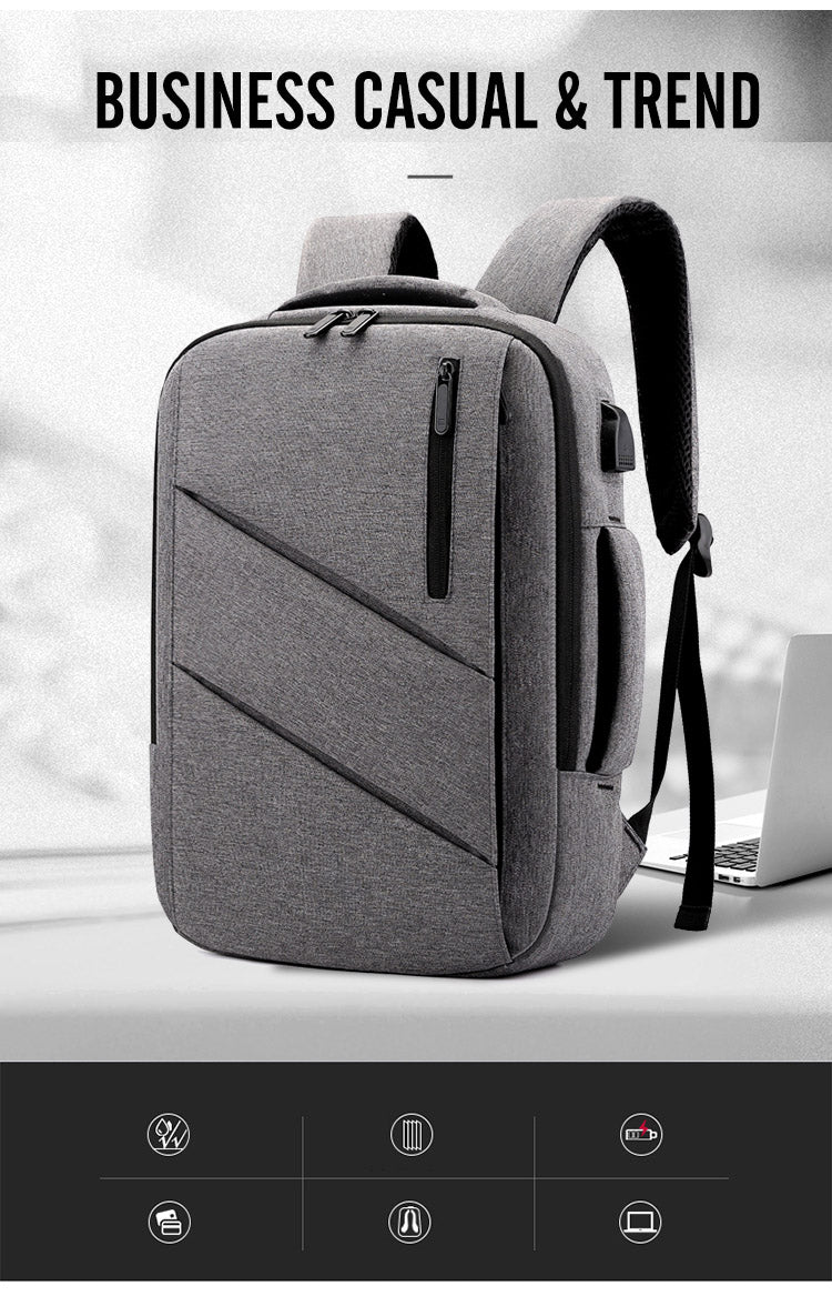 Multifunction Casual Laptop Back Pack | Waterproof Laptop Backpack for Office University and Schools - LittleCuckoo