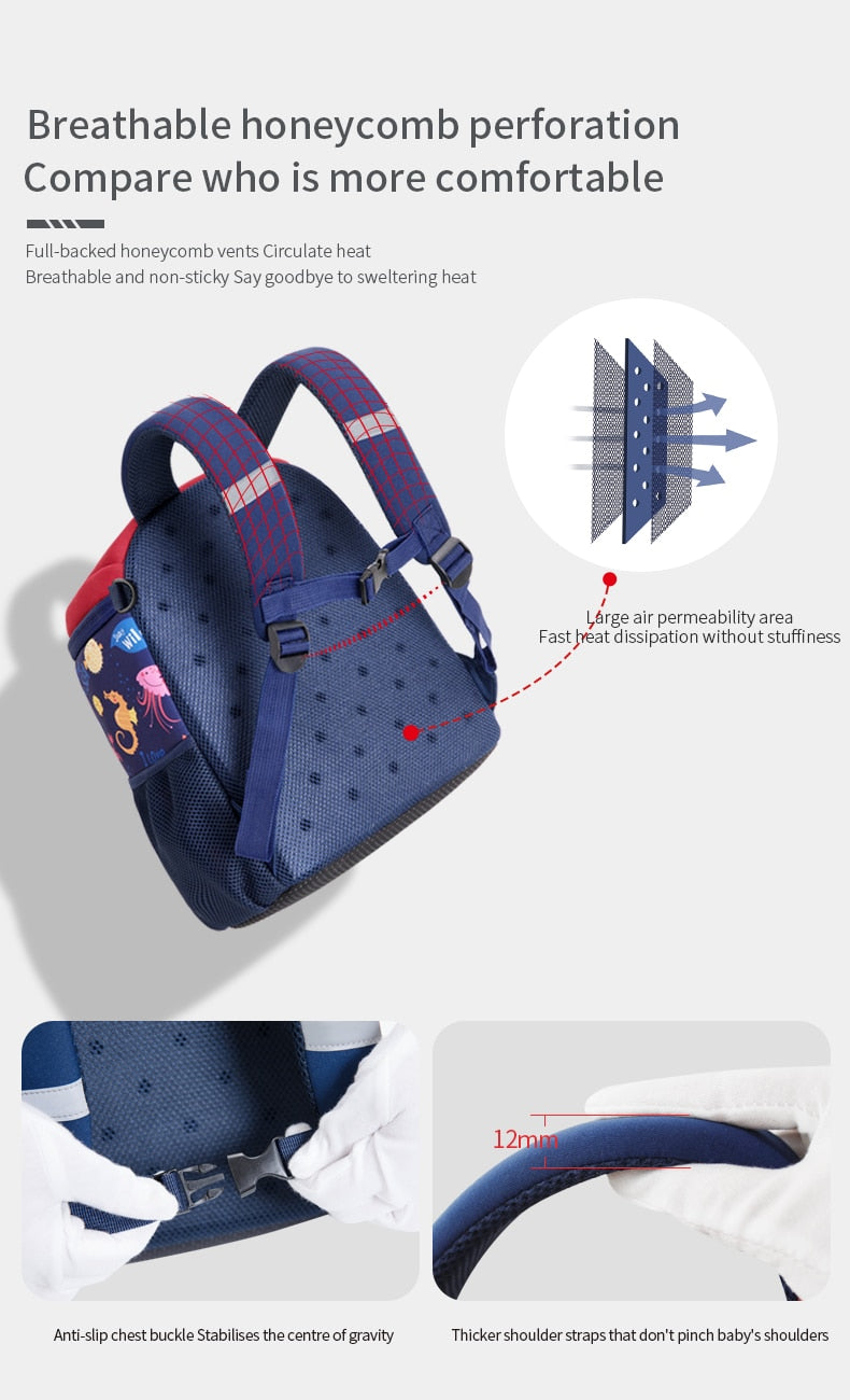 Kindergarten Schoolbag || Boys And Girls 3-7-Year Old || School Bag - LittleCuckoo