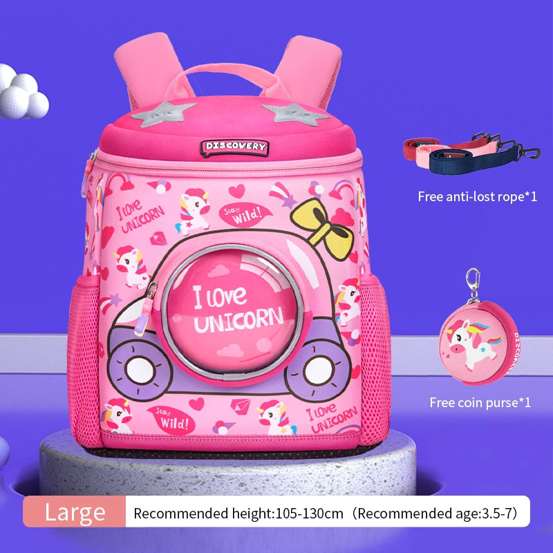 Kindergarten Schoolbag || Boys And Girls 3-7-Year Old || School Bag - LittleCuckoo