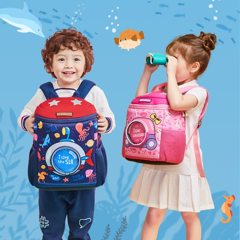 Kindergarten Schoolbag || Boys And Girls 3-7-Year Old || School Bag - LittleCuckoo