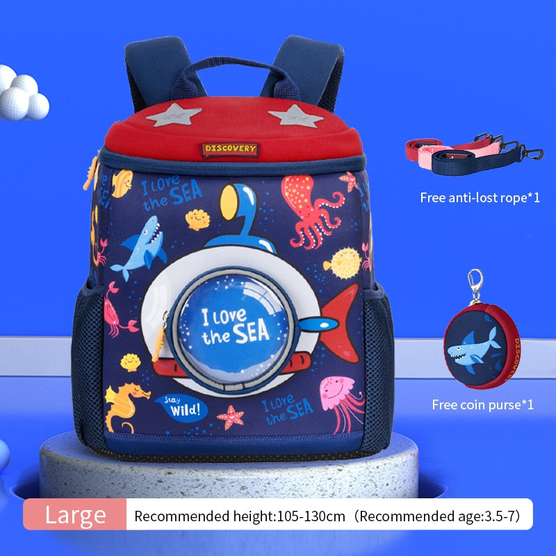 Kindergarten Schoolbag || Boys And Girls 3-7-Year Old || School Bag - LittleCuckoo