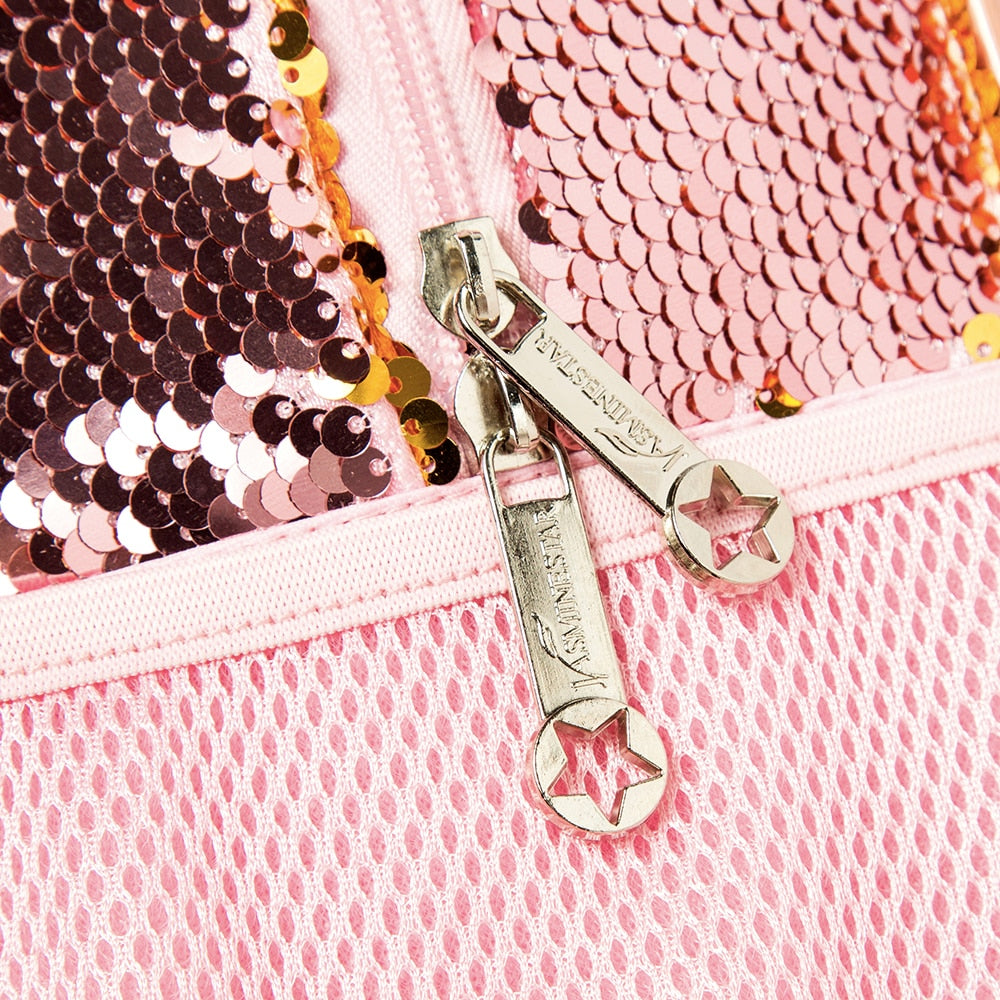 Glitter Girls BackPack | 3-Pieces Glittery Shiny Bag Set | Most Popular in Girls - LittleCuckoo