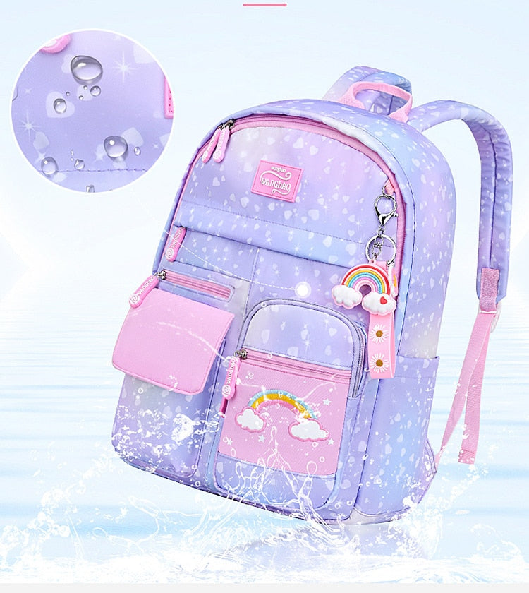 Amazing Rainbow Style Elegant BackPack for Kids at School | Be Trendy - LittleCuckoo
