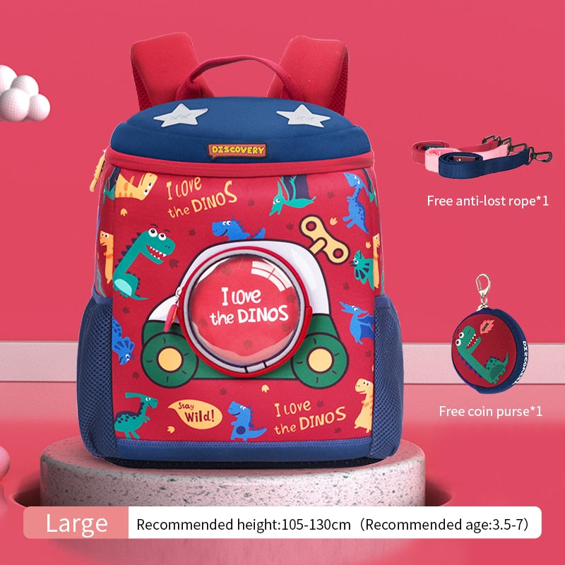 Kindergarten Schoolbag || Boys And Girls 3-7-Year Old || School Bag - LittleCuckoo