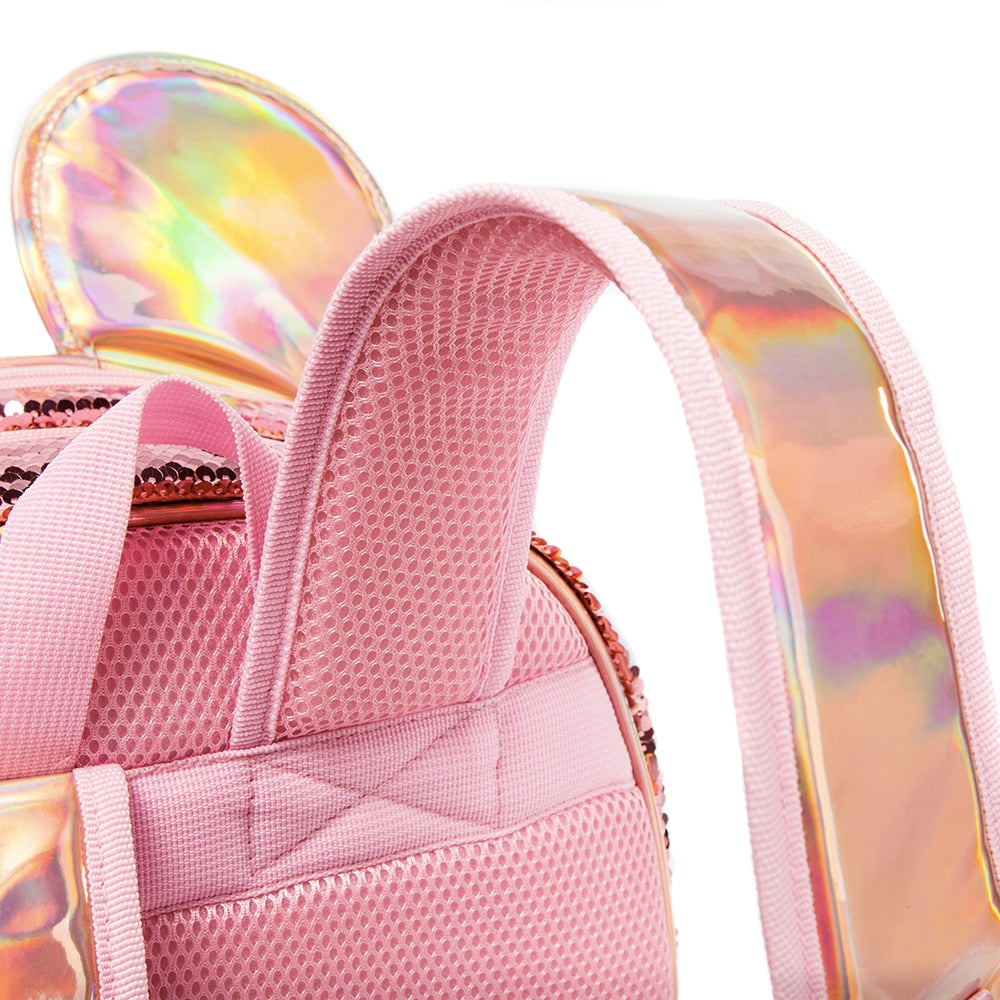 Glitter Girls BackPack | 3-Pieces Glittery Shiny Bag Set | Most Popular in Girls - LittleCuckoo