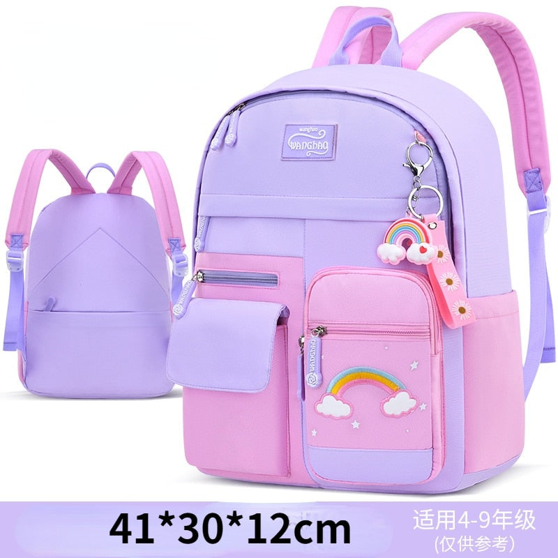 Amazing Rainbow Style Elegant BackPack for Kids at School | Be Trendy - LittleCuckoo