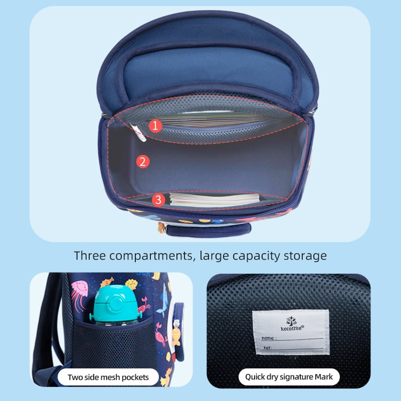 Kindergarten Schoolbag || Boys And Girls 3-7-Year Old || School Bag - LittleCuckoo