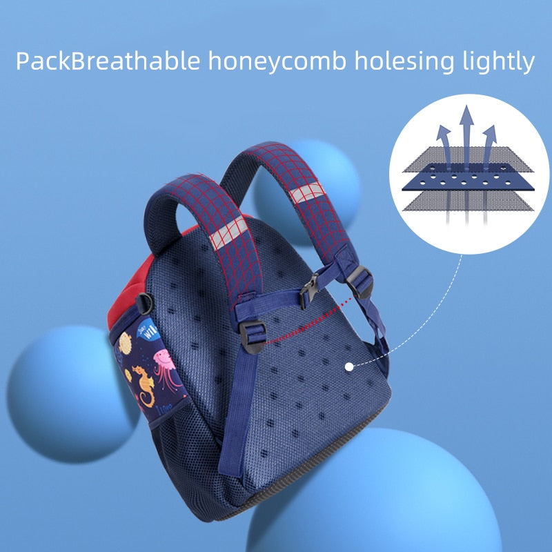 Kindergarten Schoolbag || Boys And Girls 3-7-Year Old || School Bag - LittleCuckoo