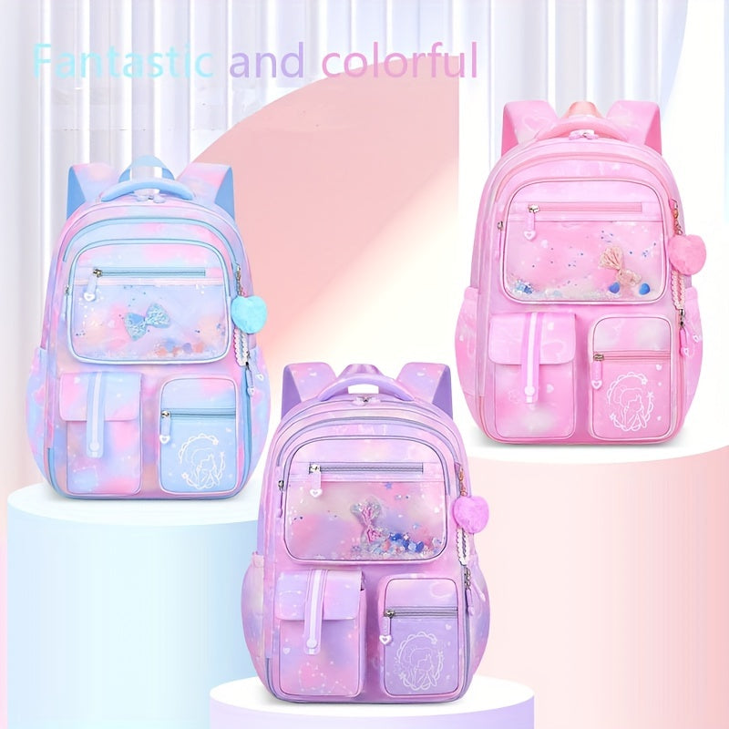 Large Capacity Cute Nylon College Backpack for School Kids | Stylish Bag | BackPack Style | Trendy