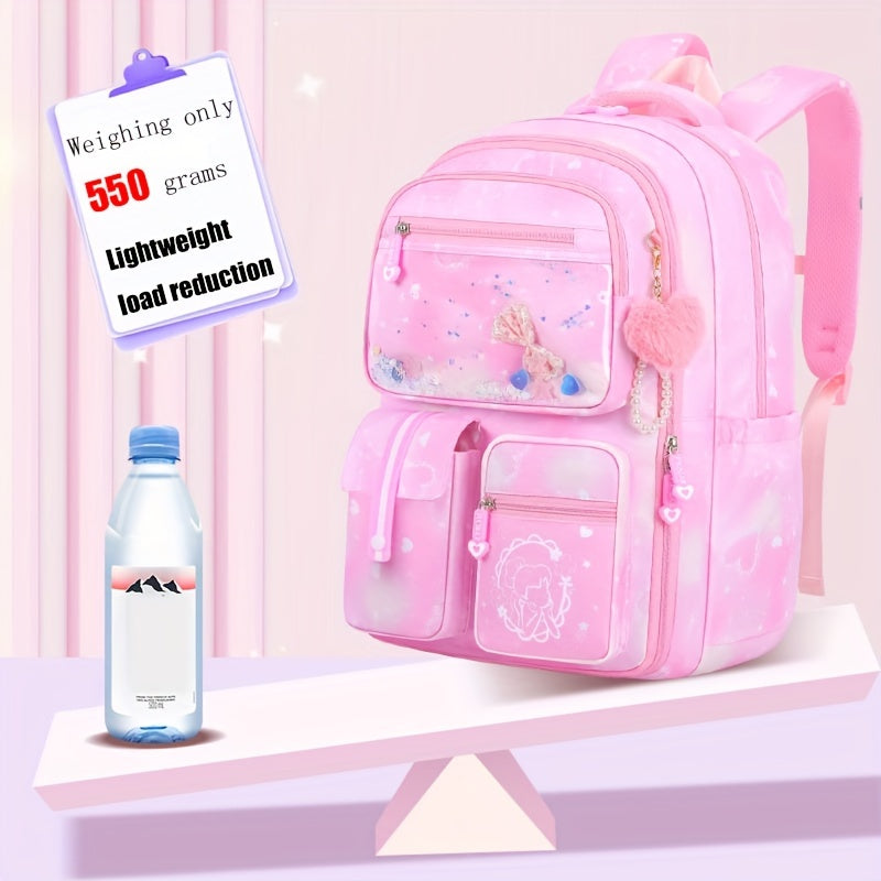 Large Capacity Cute Nylon College Backpack for School Kids | Stylish Bag | BackPack Style | Trendy