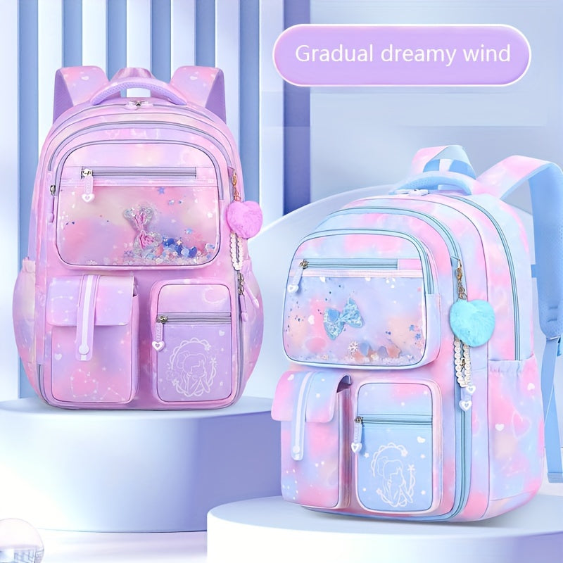 Large Capacity Cute Nylon College Backpack for School Kids | Stylish Bag | BackPack Style | Trendy