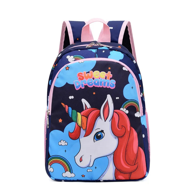 Cute Unicorn Girls' School Backpack