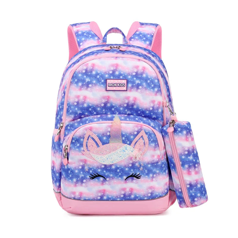 3-Piece Unicorn School Backpack Set