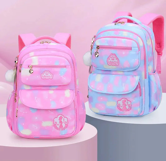 Kawaii Pink Girls School Backpack