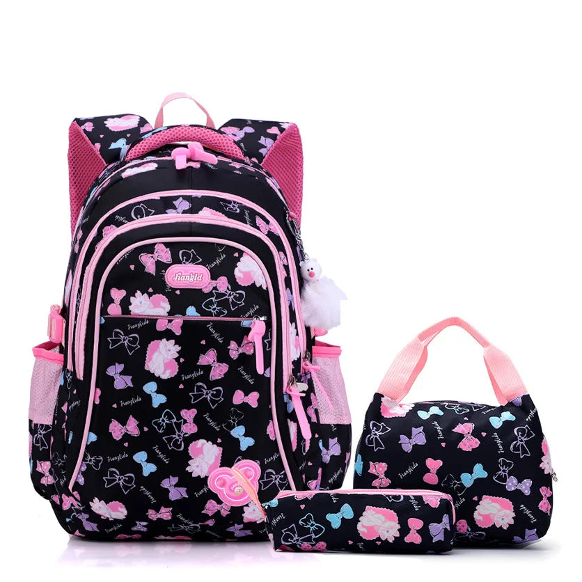 3-Piece Kawaii School Backpack Set