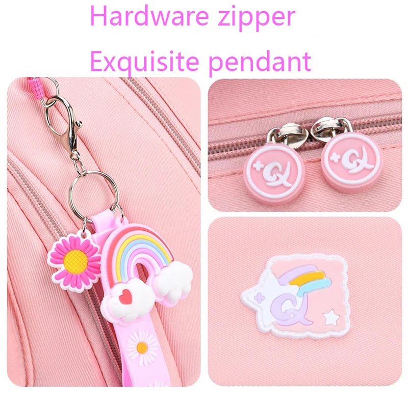 Cute Rainbow Girls Backpack