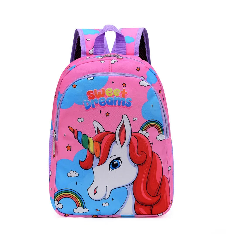 Cute Unicorn Girls' School Backpack