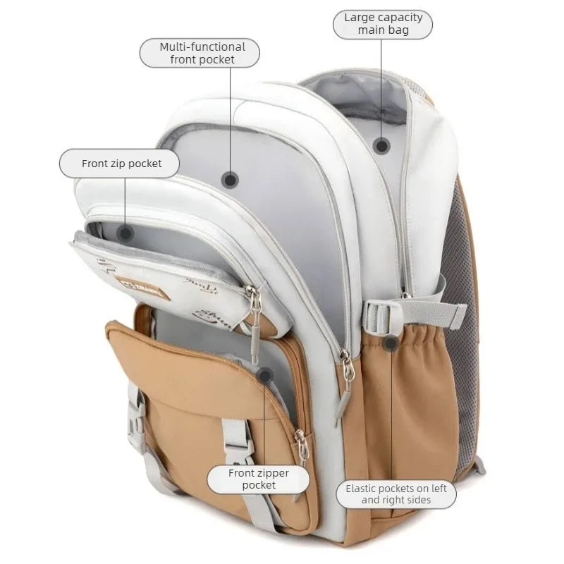 Minimalist, Clean School bag for Girls