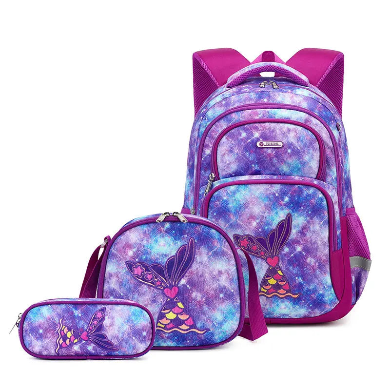 3-Piece Unicorn School Backpack Set
