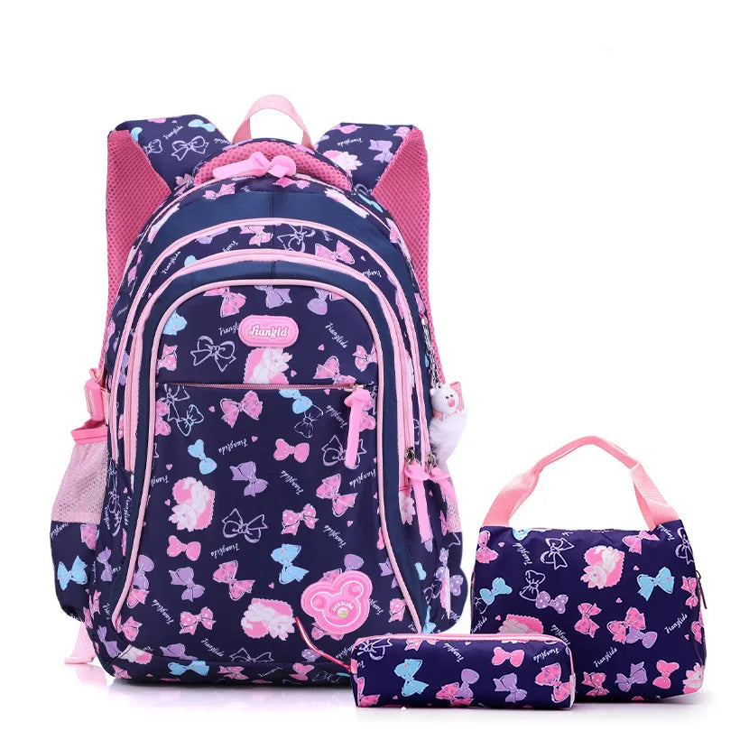 3-Piece Kawaii School Backpack Set