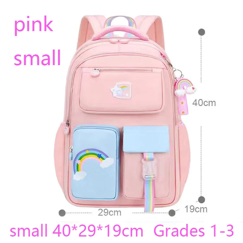 Cute Rainbow Girls Backpack