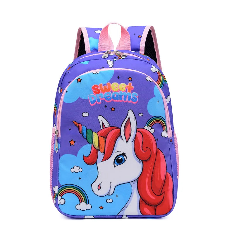Cute Unicorn Girls' School Backpack