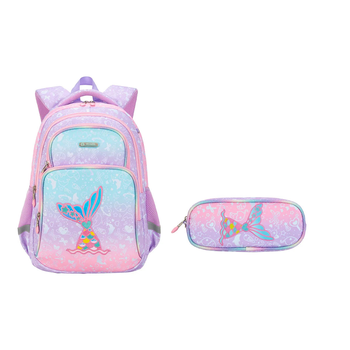 3-Piece Unicorn School Backpack Set