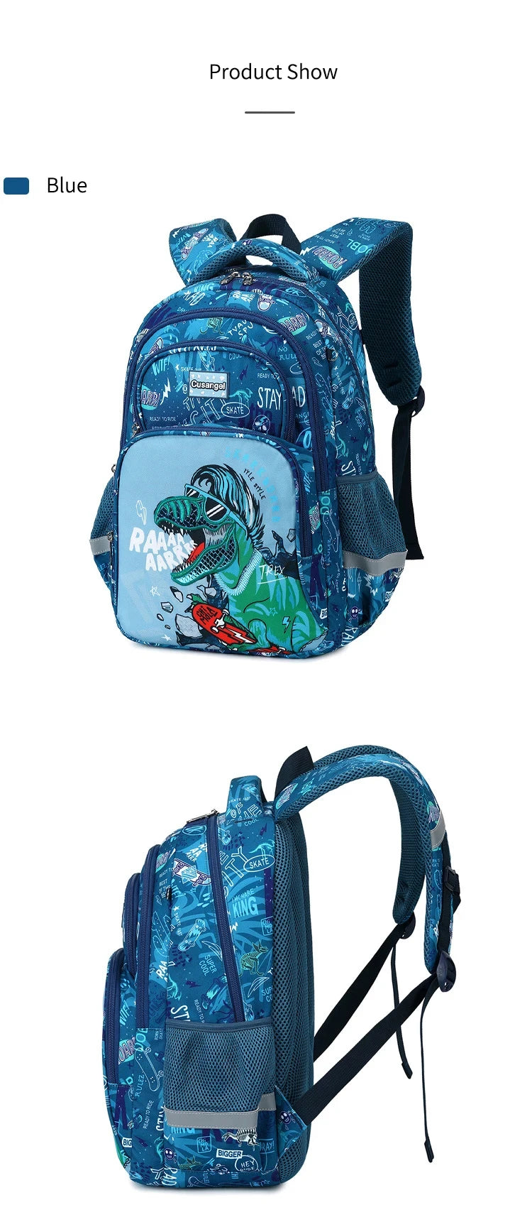 3-Piece Unicorn School Backpack Set