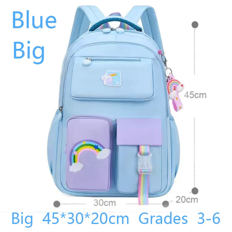 Cute Rainbow Girls Backpack