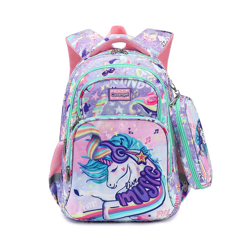 3-Piece Unicorn School Backpack Set