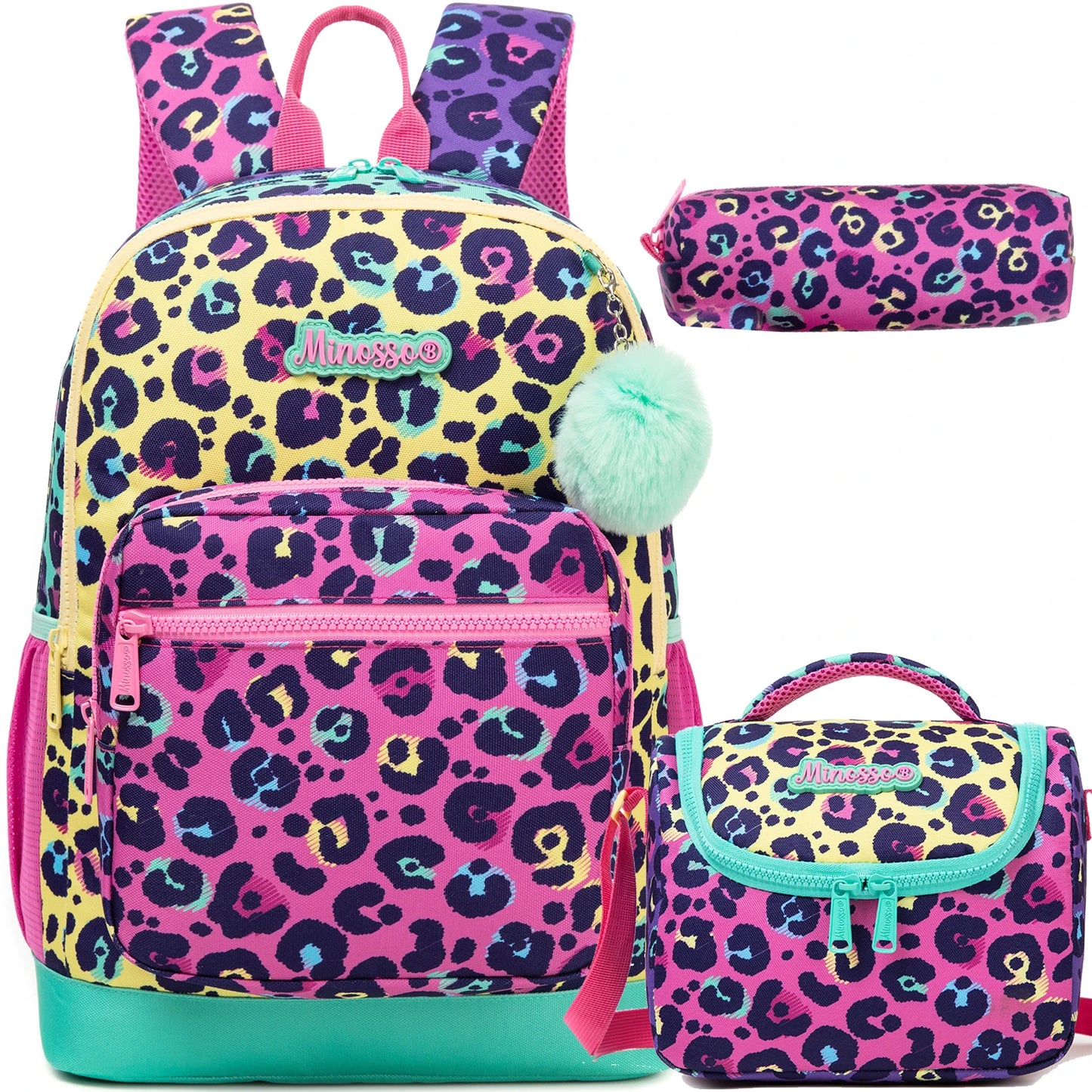 3-Piece School Backpack Set For Girls