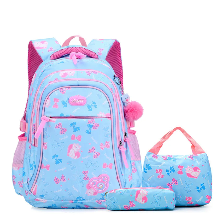 3-Piece Kawaii School Backpack Set