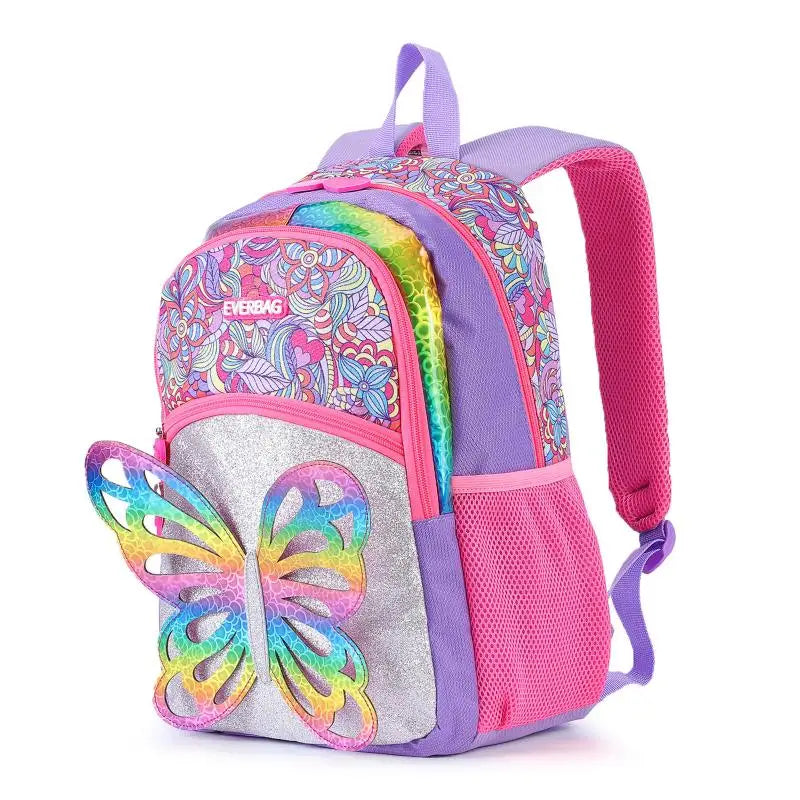 3D Rainbow Butterfly Children's Backpack For Girls - LittleCuckoo