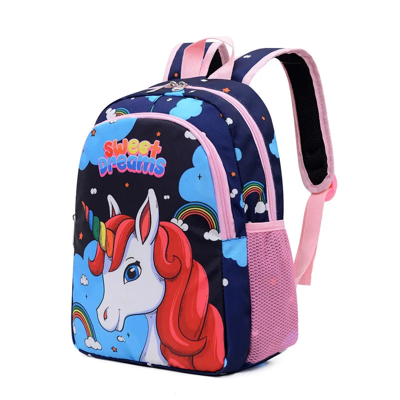 Cute Unicorn Girls' School Backpack